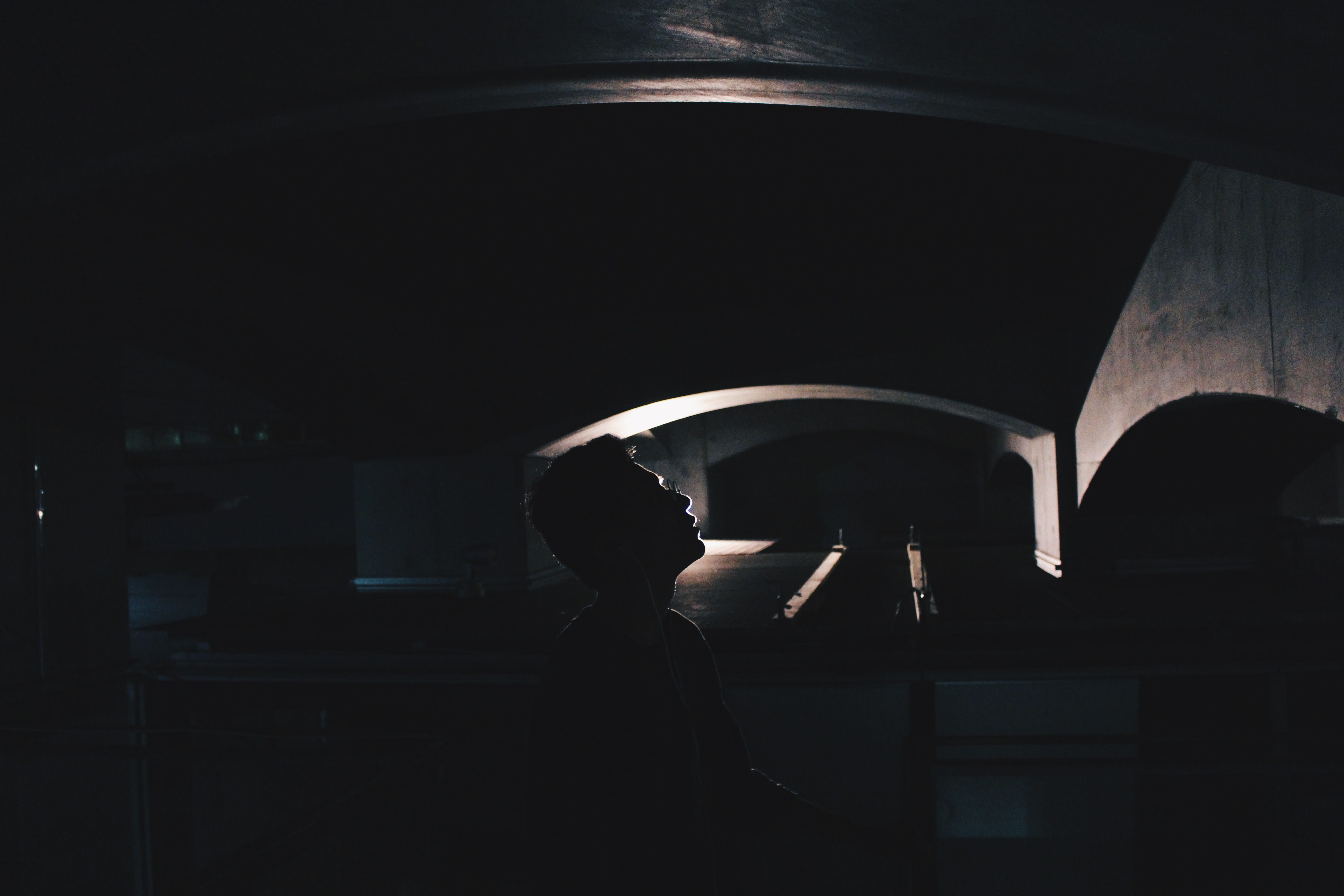 light, black, dark, silhouette, architecture, built structure
