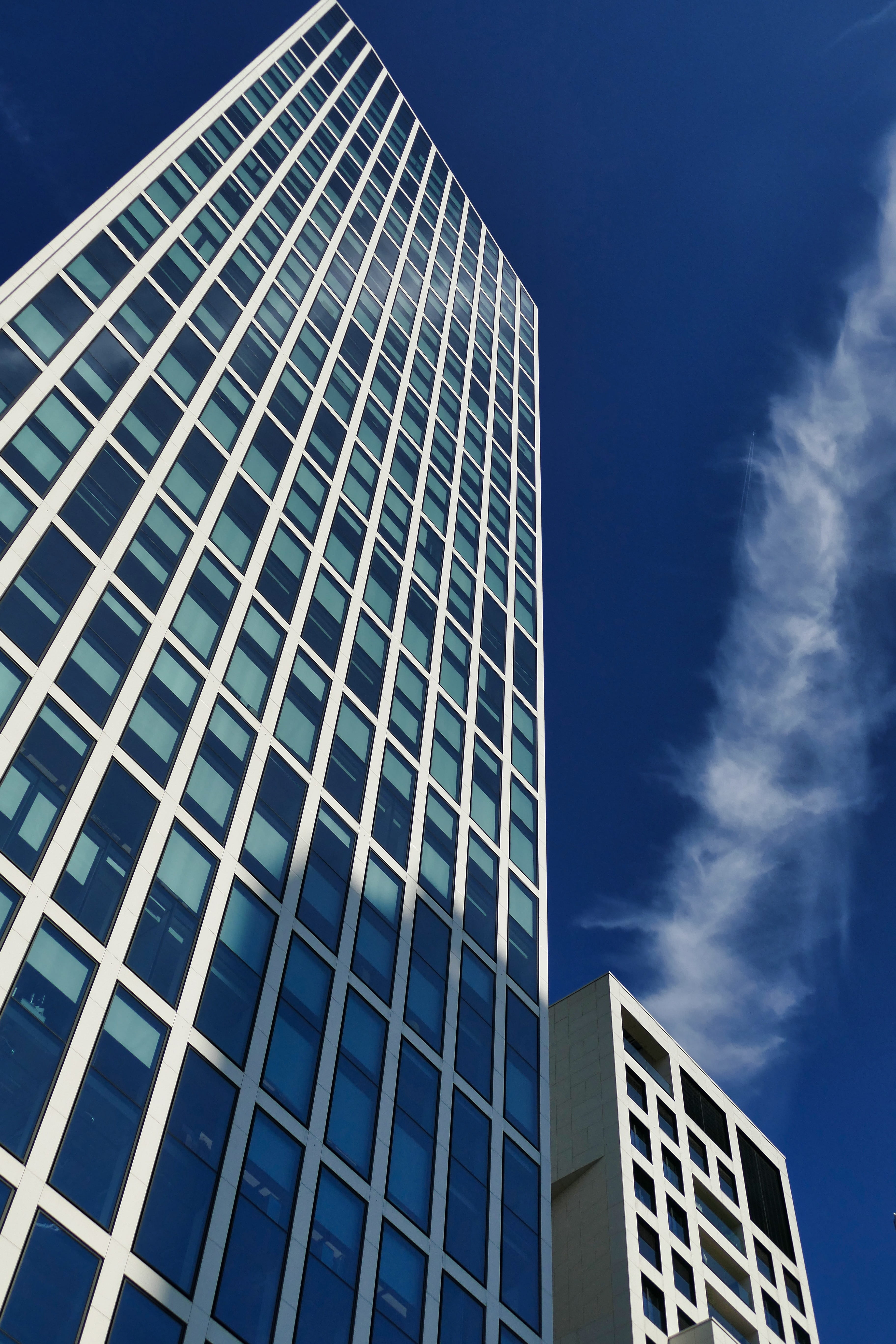 architecture, skyscraper, perspective, high, top, structure