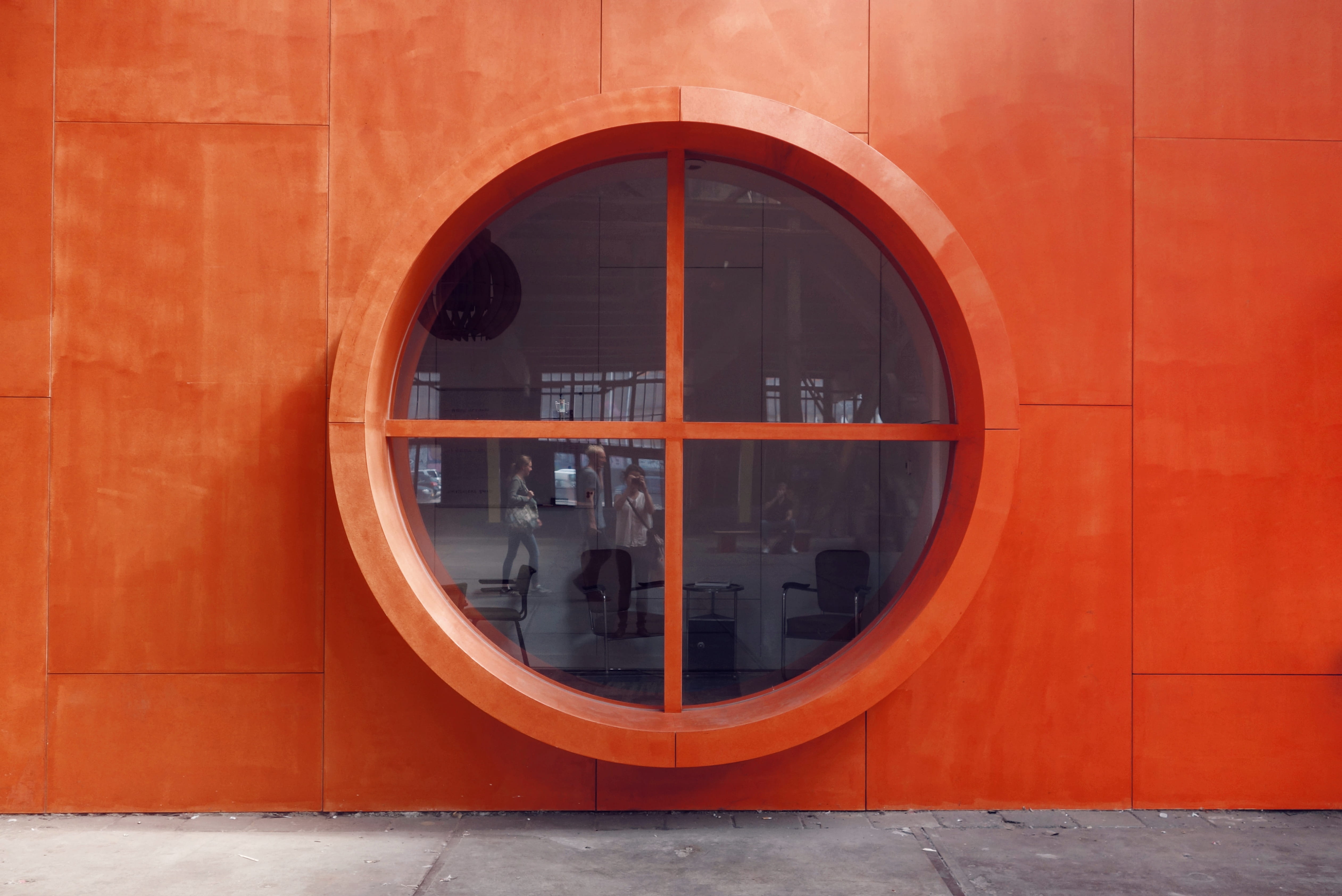 circle, red, architecture, geometry, wallpaper, background