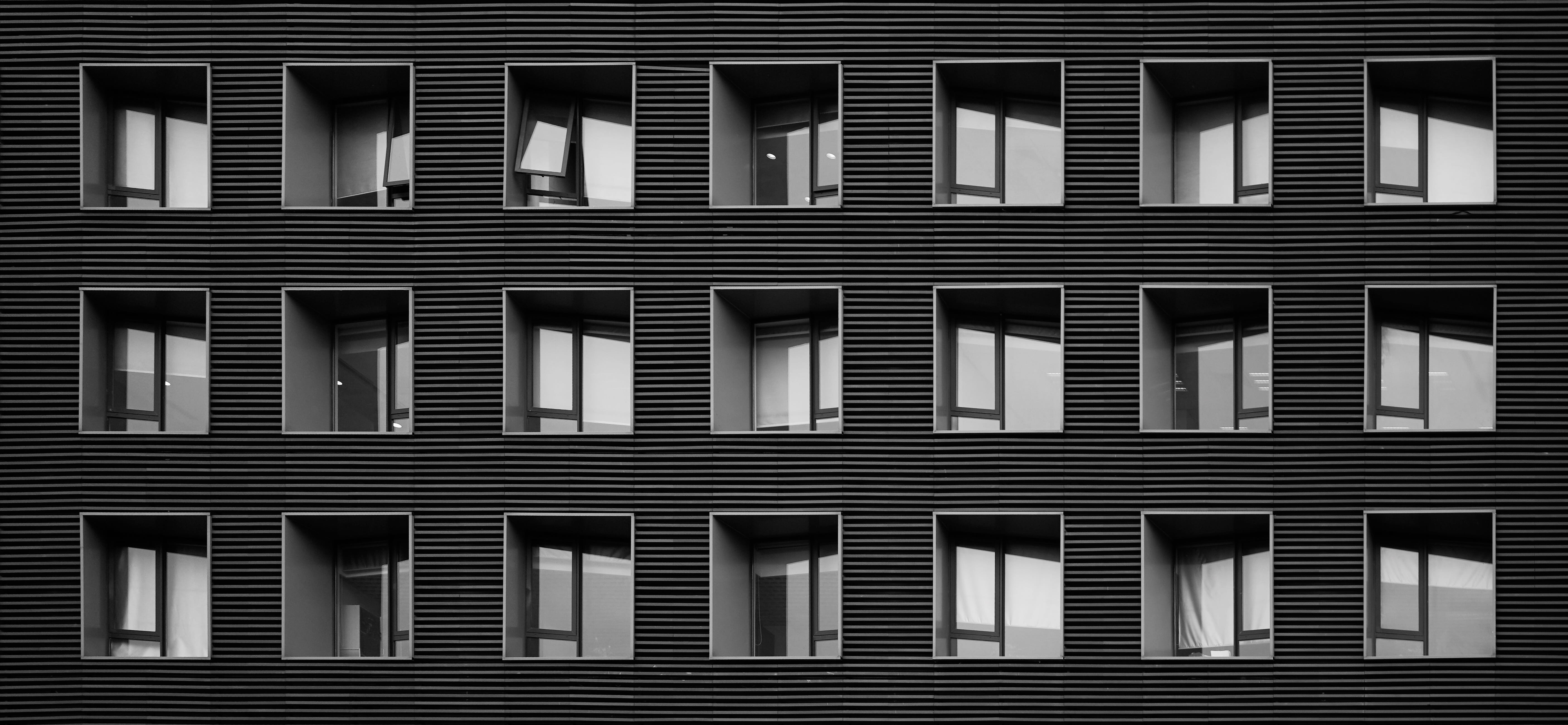 white doors, window, architecture, built structure, building exterior