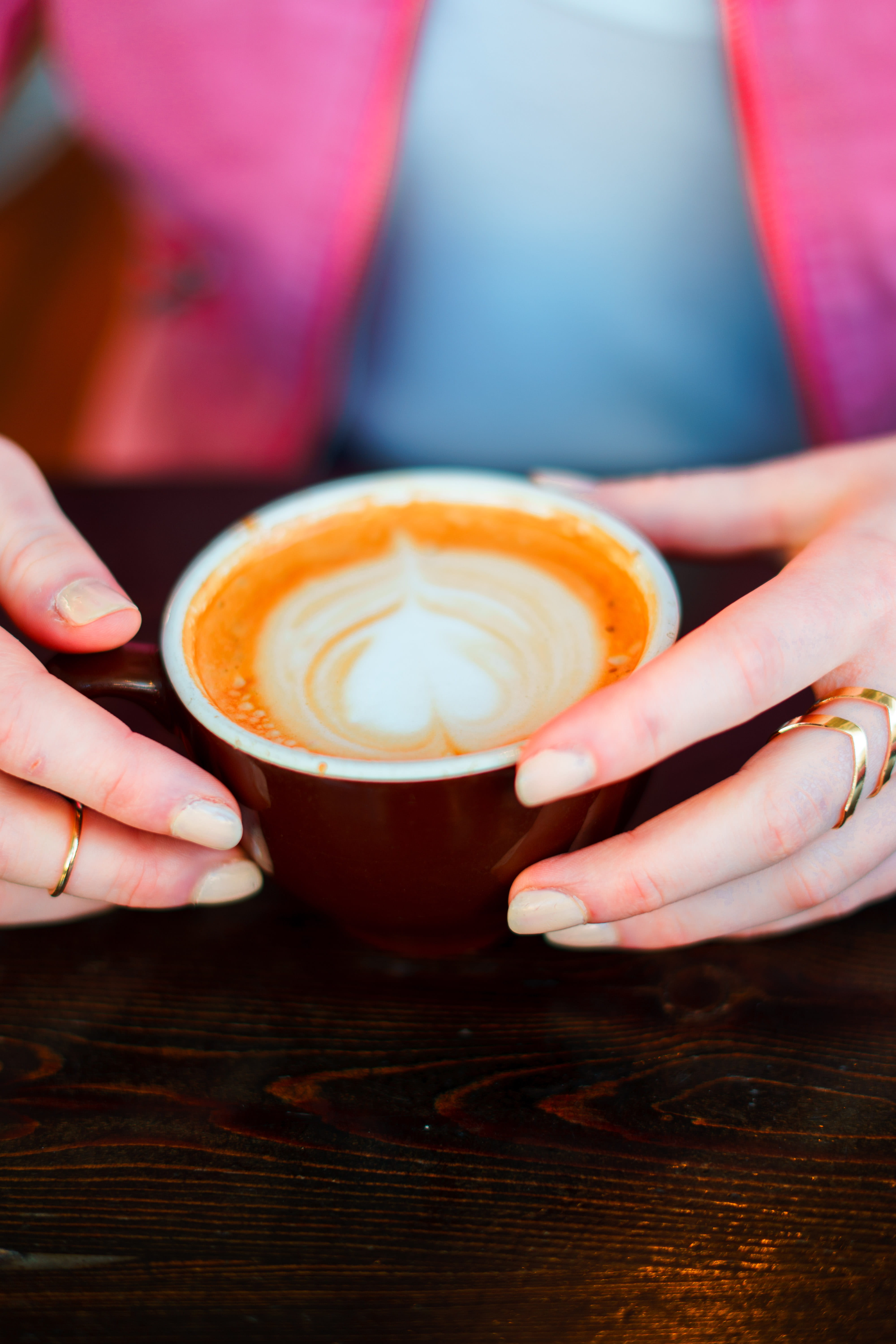 Free download | HD wallpaper: Person Hand Holding Brown Coffee Cup, 4k