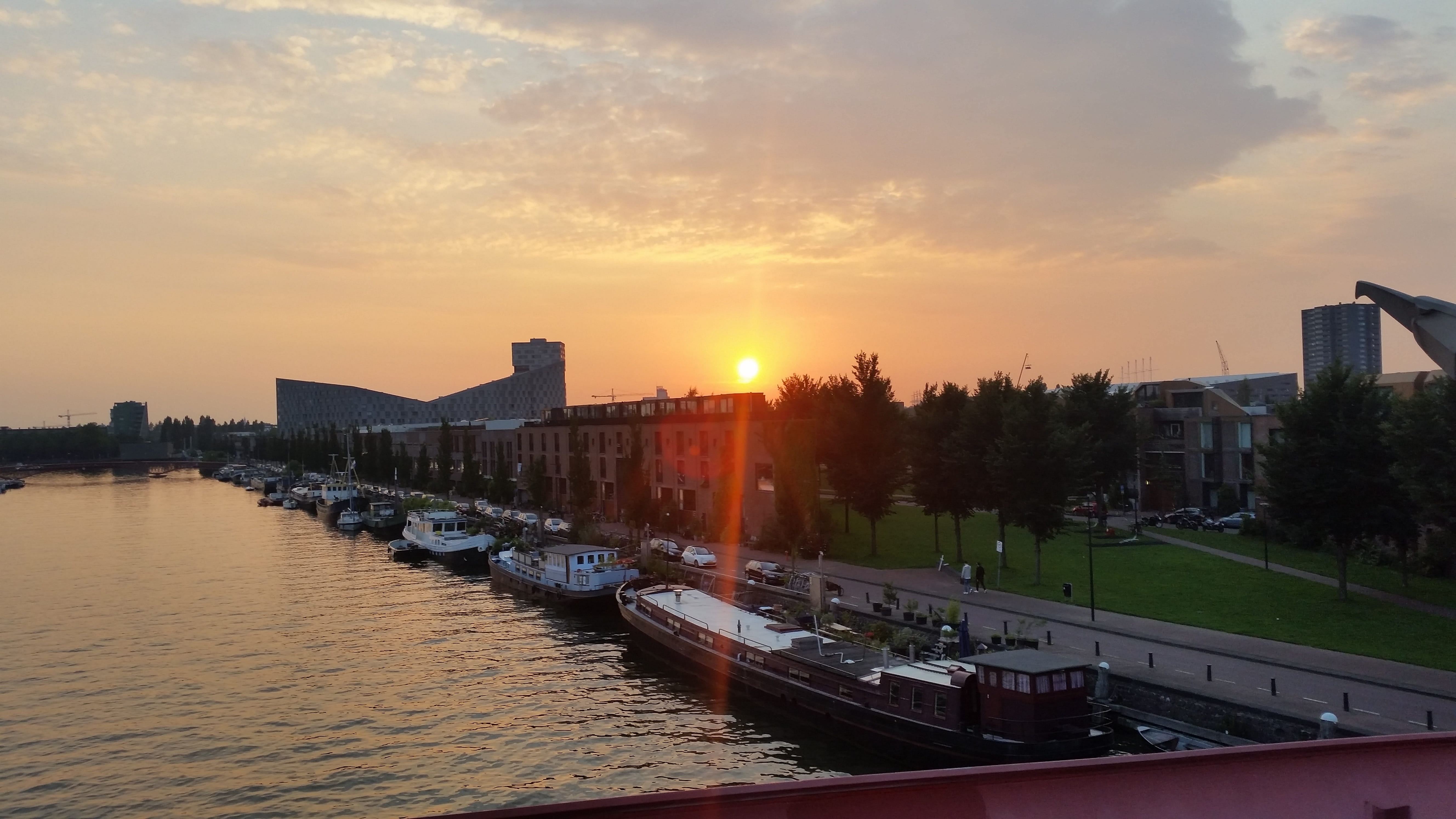 amsterdam, city, netherlands, sunset, architecture, built structure