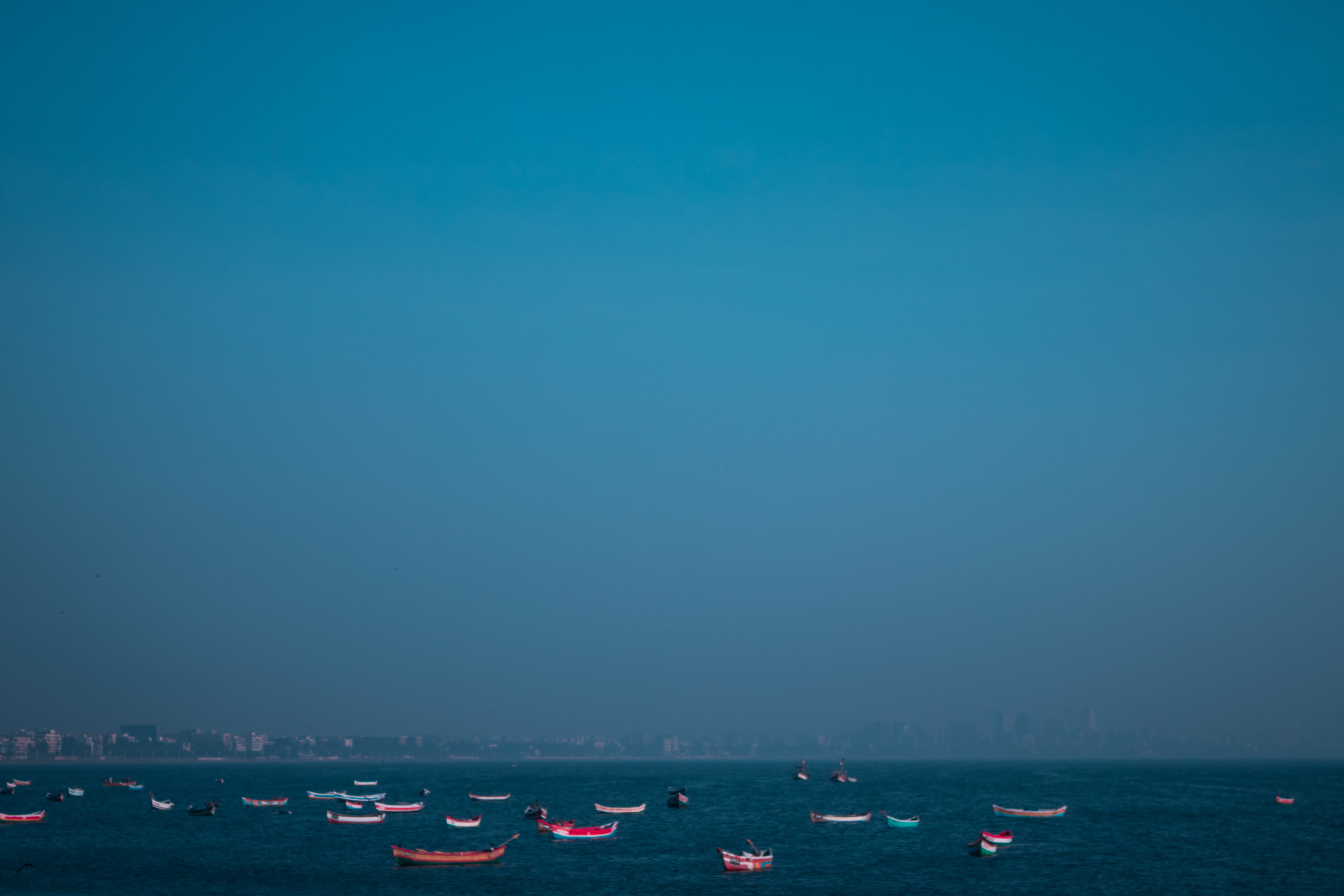 india, mumbai, beach, summer, blue, water, nature, sea, skyline