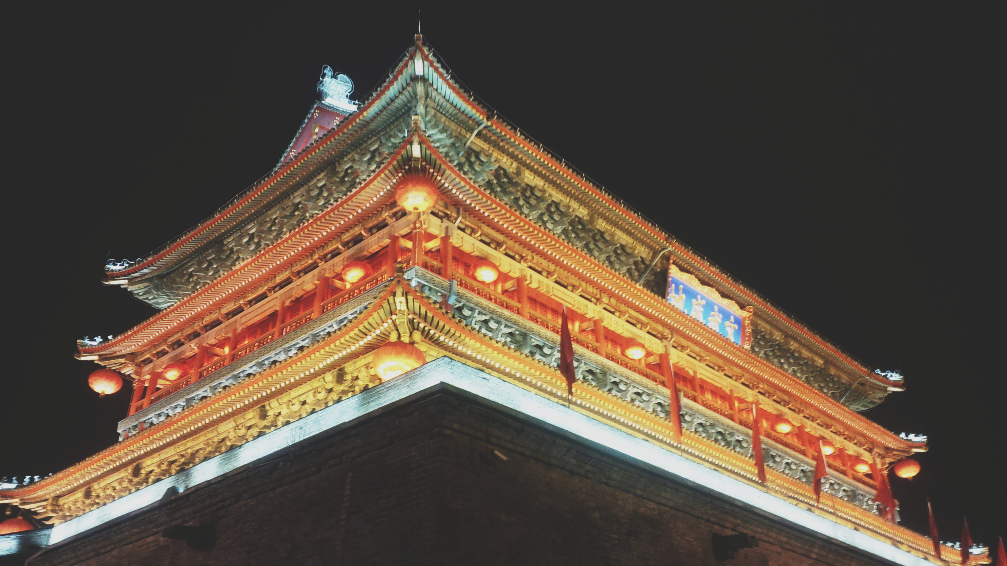 light, china, built structure, architecture, low angle view