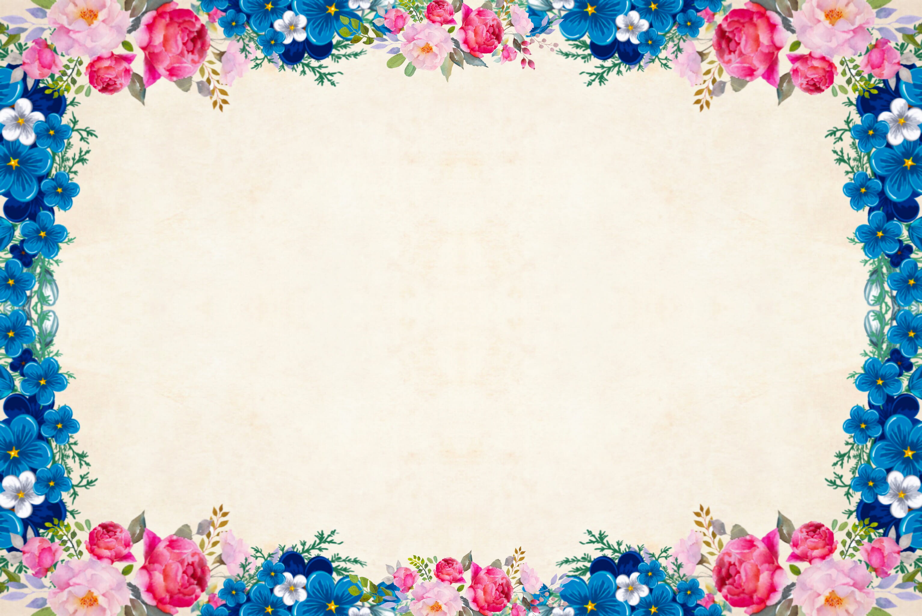 frame, floral, flower, background, vintage, roses, bouquet