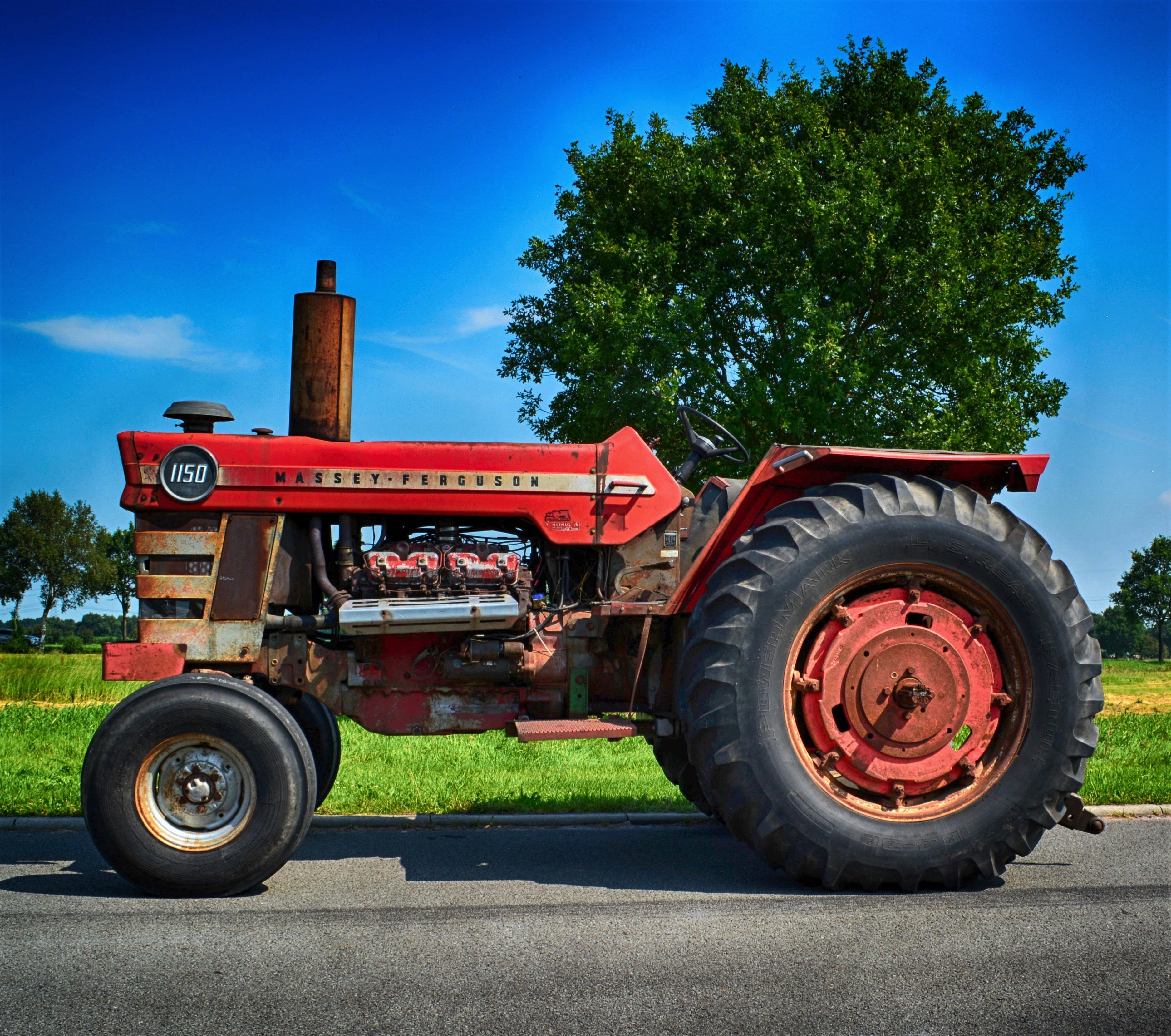 oldtimer, tractors, mf, massey ferguson, 1150, agriculture