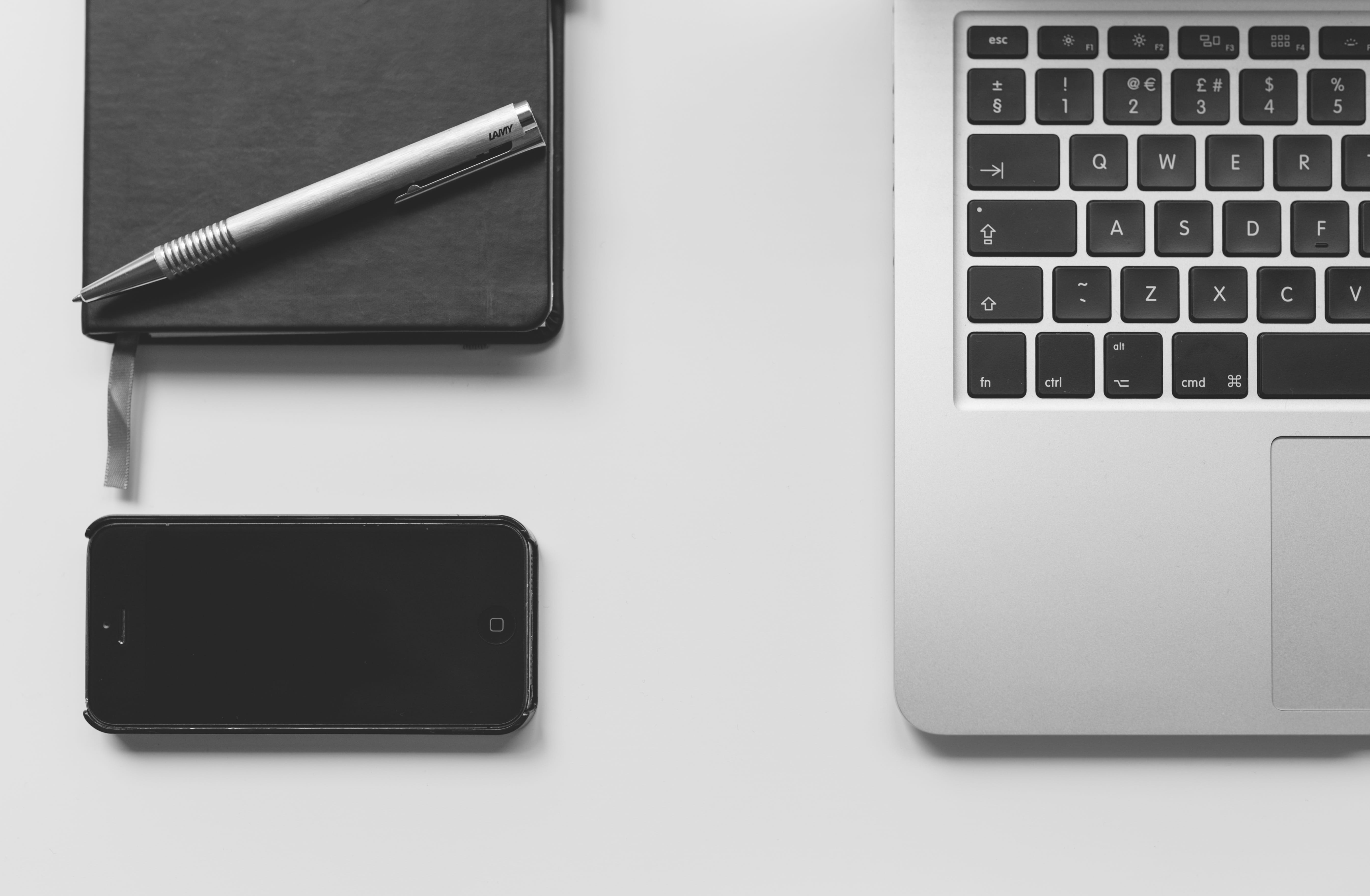 macbook, laptop, computer, iphone, mobile, technology, notepad