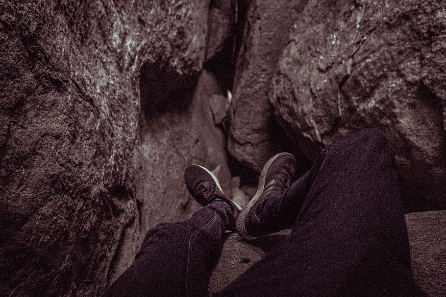shoe, human body part, human leg, one person, real people, rock HD wallpaper