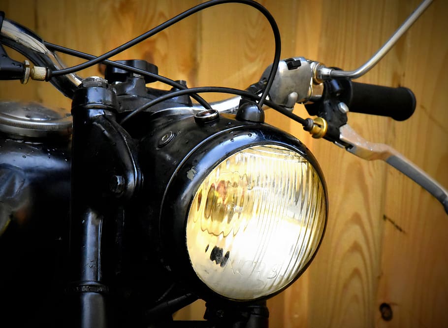 motorcycle, mode of transportation, land vehicle, close-up HD wallpaper