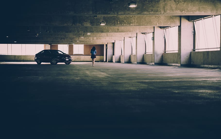 person, walking, sony, composition, automobile, station, erindale HD wallpaper