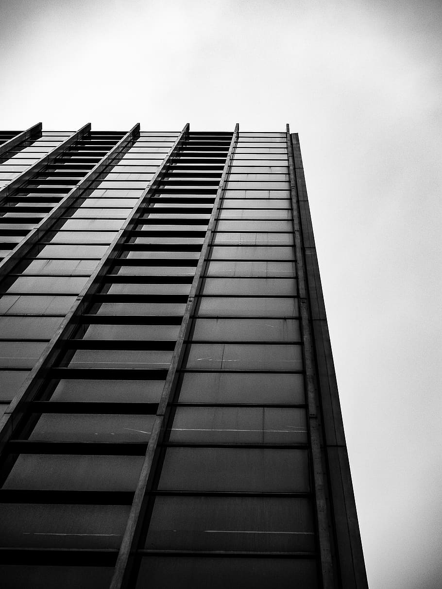 Low Angle Photography of High Rise Building, architectural design HD wallpaper