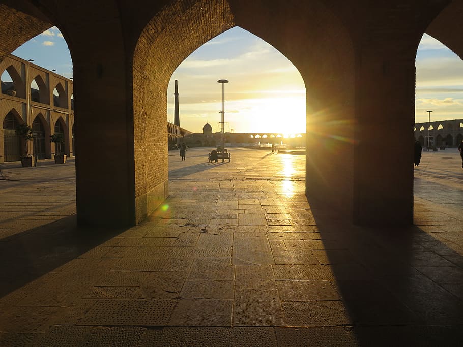 iran, shiraz, architecture, built structure, sunlight, sky HD wallpaper