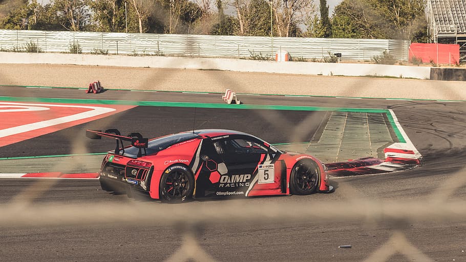 Race Car On Course, auto racing, circuit, drive, motorsport, race track HD wallpaper
