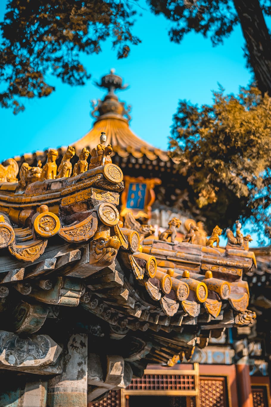 gray concrete pagod a, architecture, building, temple, shrine HD wallpaper
