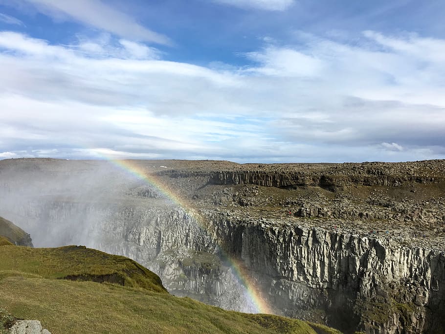 iceland, dettifoss, scenics - nature, beauty in nature, water HD wallpaper