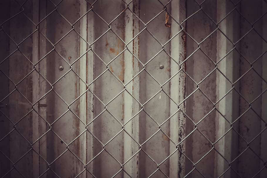 gray chain link fence, metal, backgrounds, full frame, no people HD wallpaper