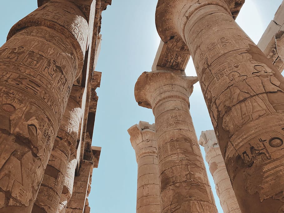 egypt, karnak temple visitor center, museum, travel, historical