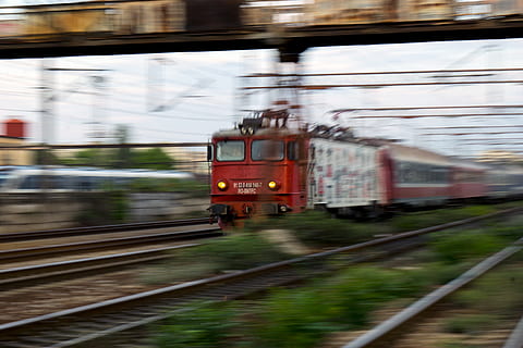 romania, bucharest, gara basarab, motion, rail transportation HD wallpaper