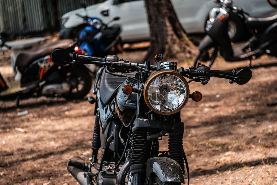 motorcycle, vehicle, transportation, machine, light, headlight HD wallpaper
