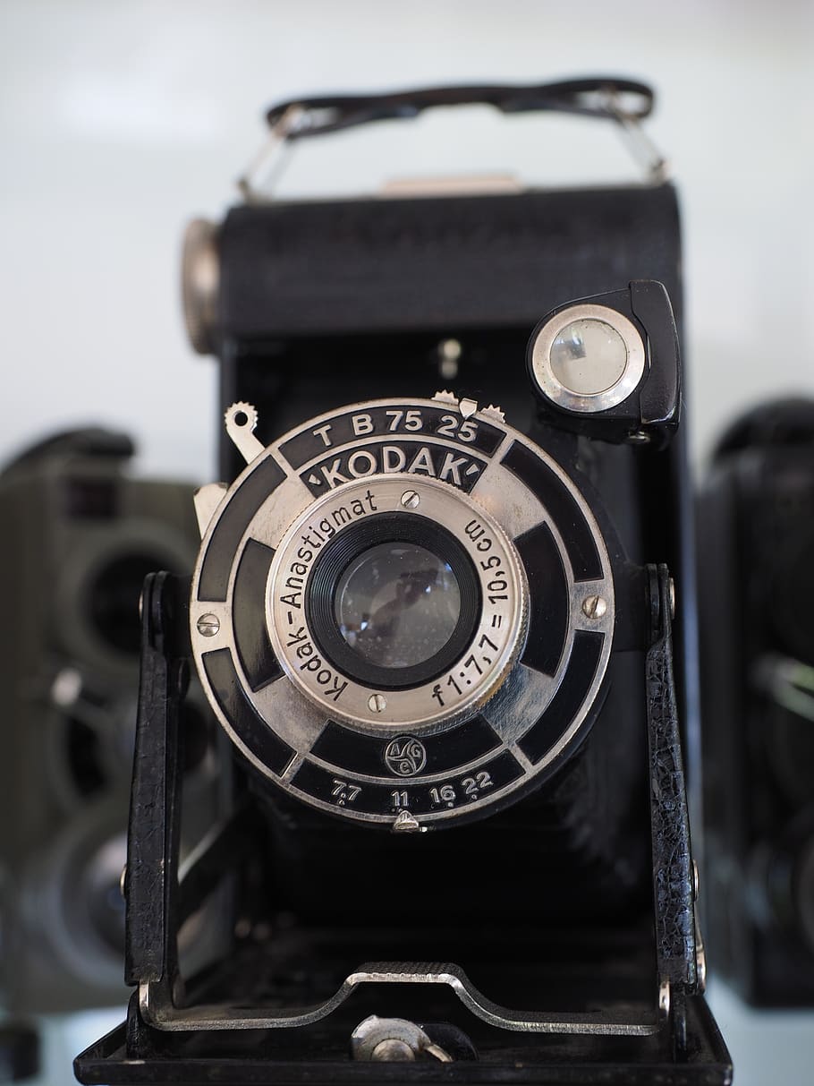 camera, old, kodak, lens, photography, nostalgia, photo camera HD wallpaper