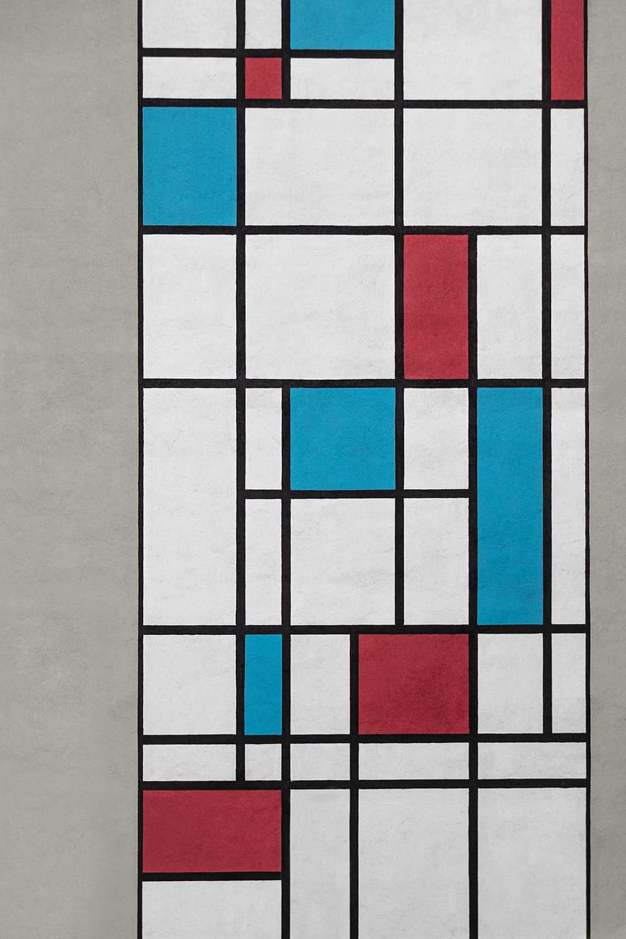 blue, red, and gray mat, full frame, multi colored, backgrounds HD wallpaper