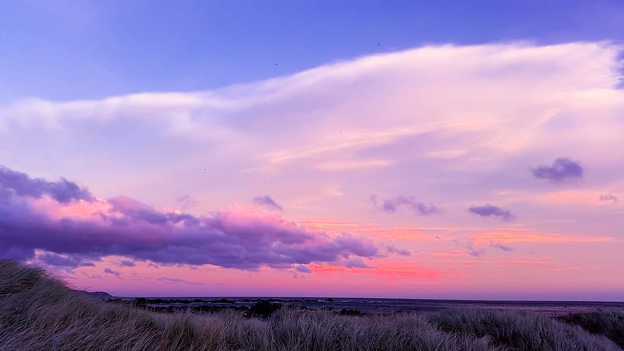 Photo of a Nimbus Clouds during Sunset, cloudy, cloudy sky, dawn HD wallpaper
