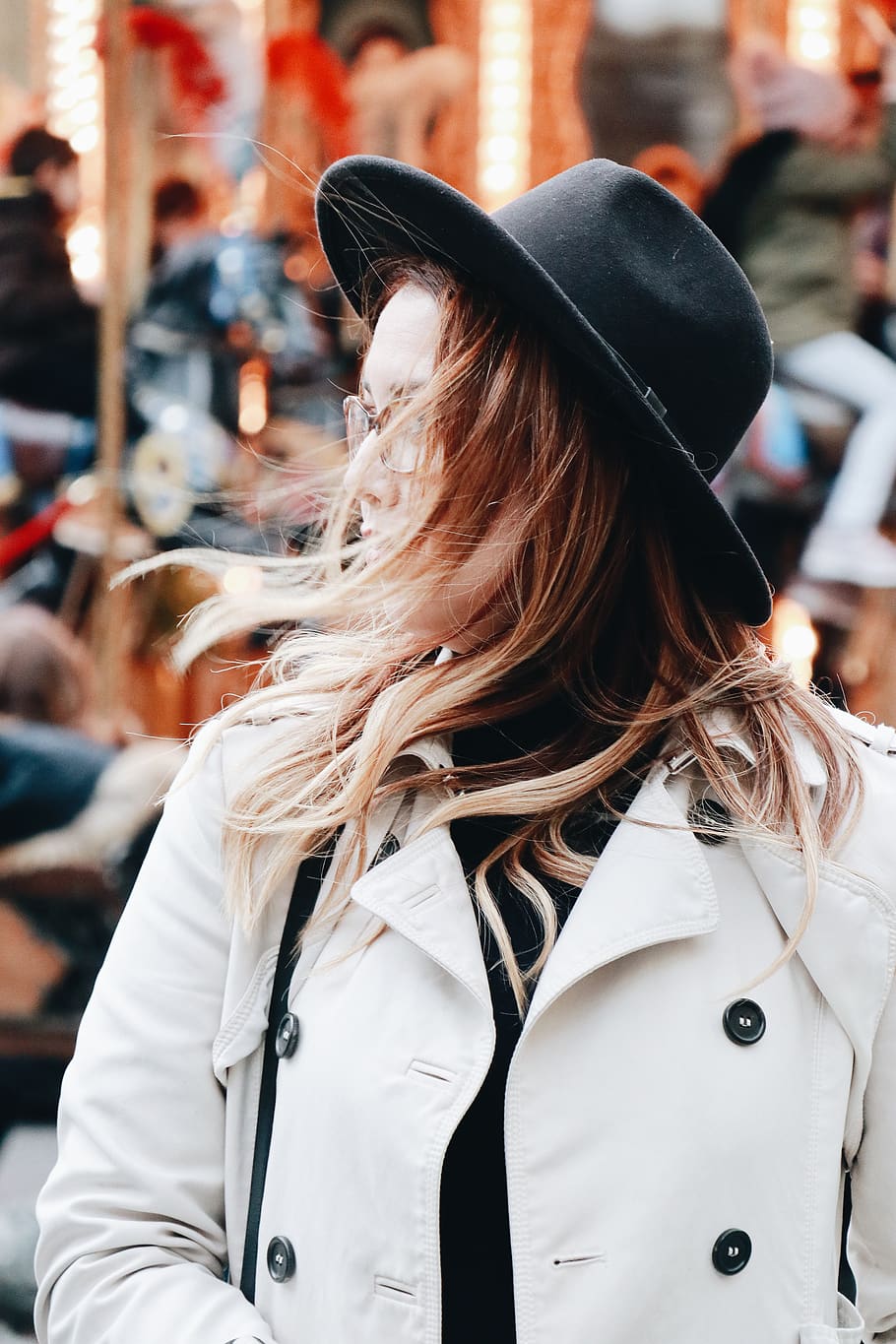 apparel, clothing, hat, human, person, coat, overcoat, sun hat HD wallpaper