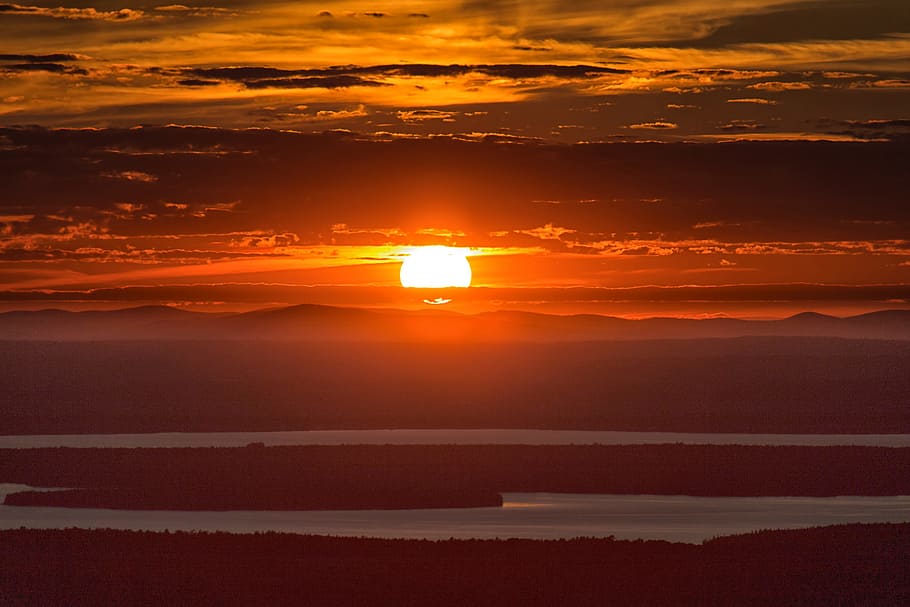 sunset, summer, sky, cloudy, landmarks, nobody, beautiful, nature HD wallpaper