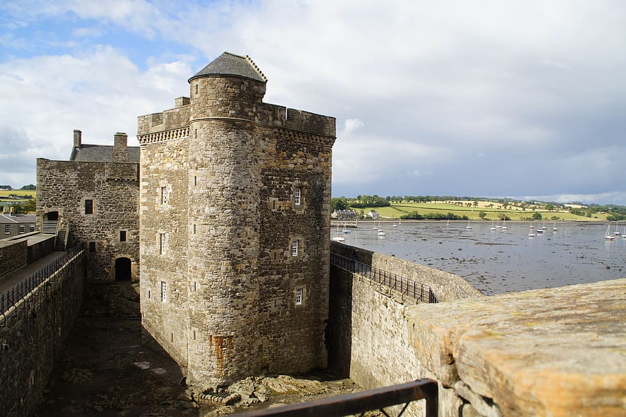 blackness castle, scotland, the firth of forth, fortress, landscape