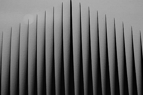 shaded lines illustration, modern, artwork, black and white, minimalist HD wallpaper