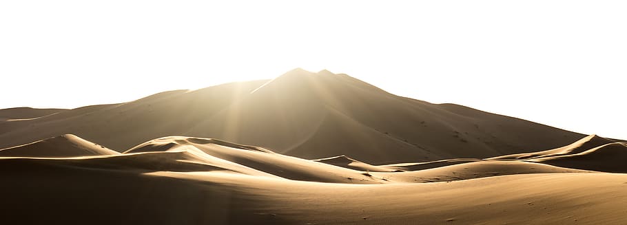 landscape photography of sand dunes, desert, outdoors, soil, nature, HD wallpaper