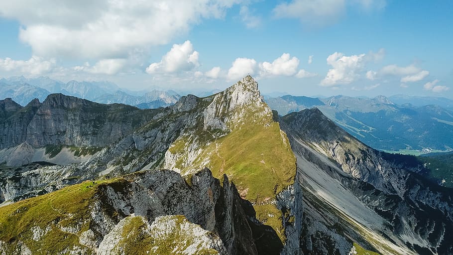 mountain peak, nature, outdoors, mountain range, rofan mountains HD wallpaper