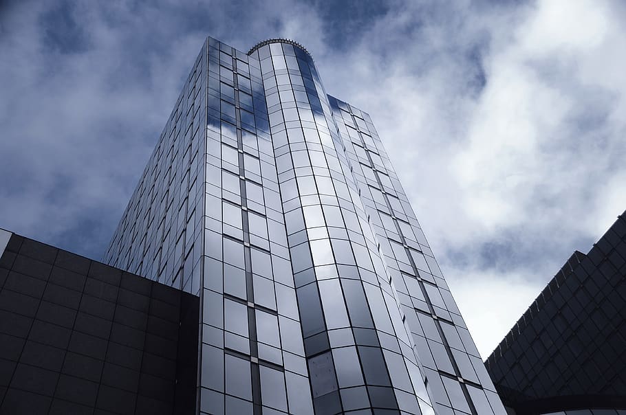 architecture, office, glassware, skyscraper, modern, european union HD wallpaper