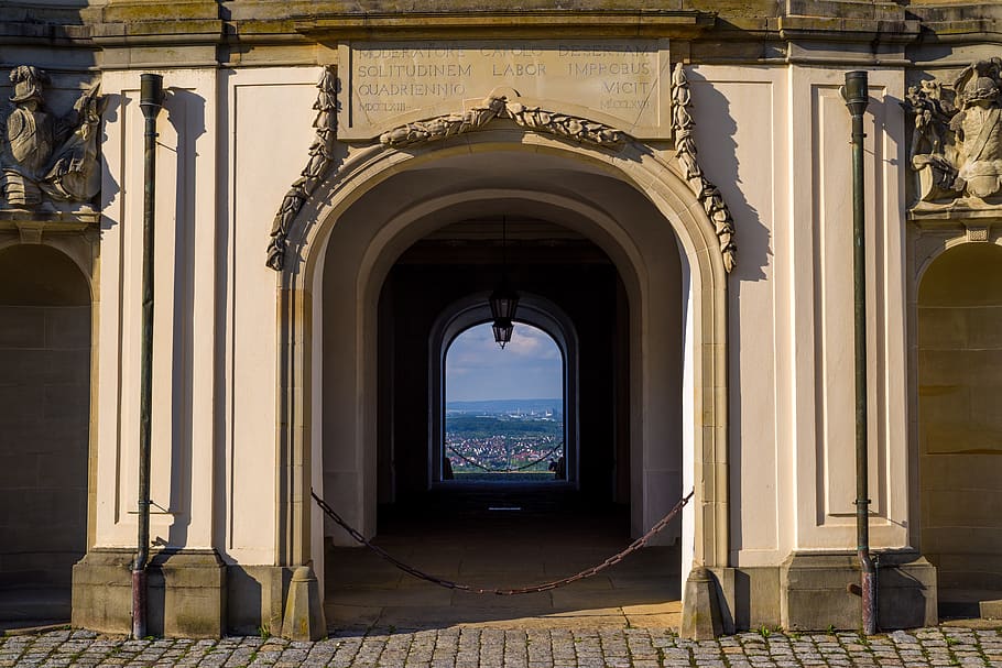 stuttgart, germany, solitude 1, old, castle, view, architecture HD wallpaper