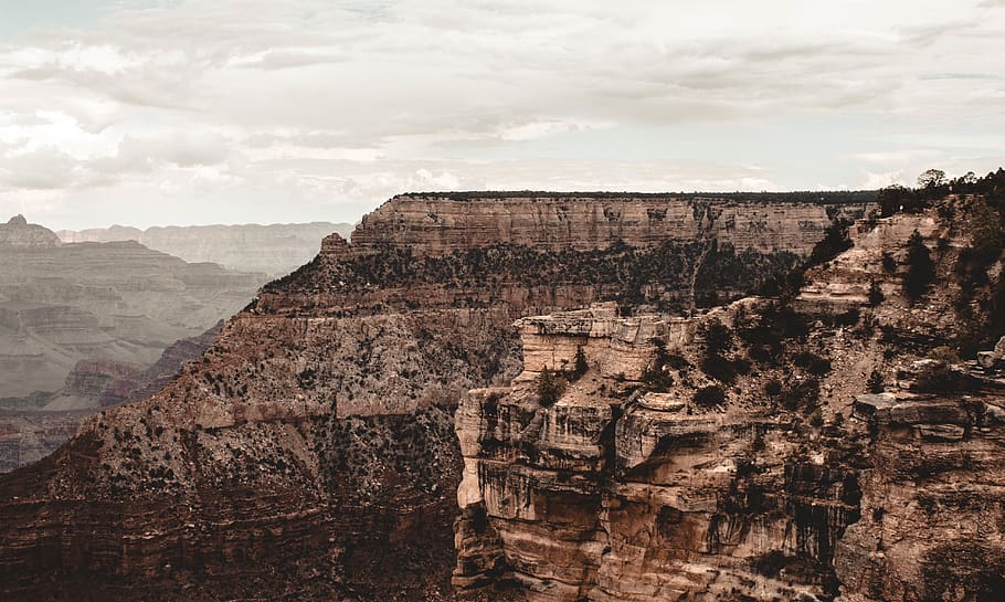 view of mountain cliffs, outdoors, valley, nature, canyon, united states HD wallpaper