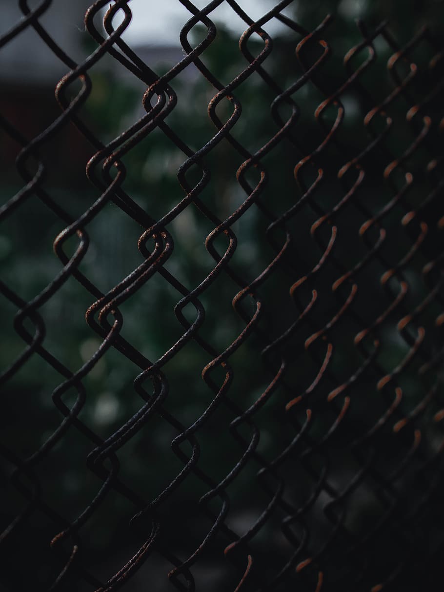 fence, grille, chain, texture, pattern, mud, security, steel HD wallpaper