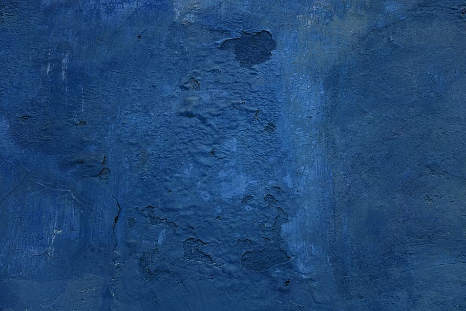 wall, blue, grunge, ancient, pattern, texture, design, surface HD wallpaper