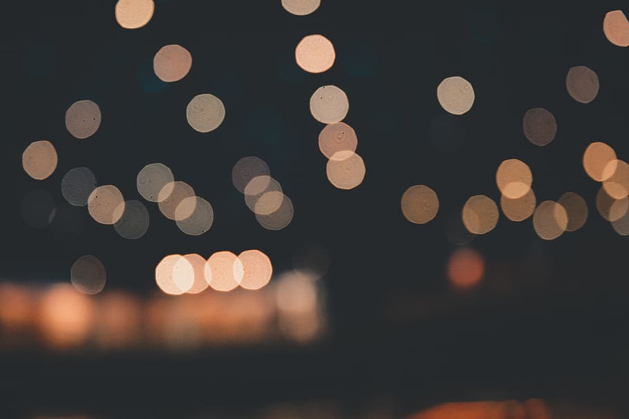 bokeh photography, illuminated, night, defocused, circle, geometric shape HD wallpaper