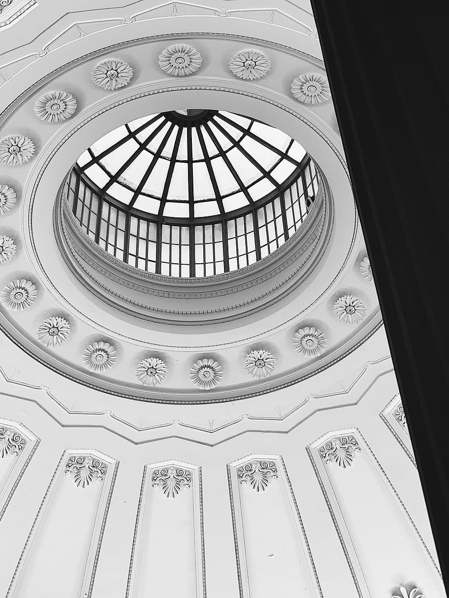 building, architecture, window, skylight, arched, dome, apse HD wallpaper