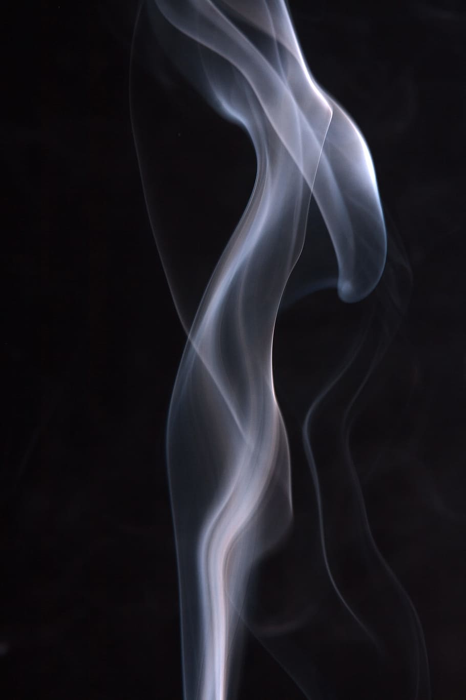 smoke, background, black, white, graphic, hot, isolated, curve HD wallpaper
