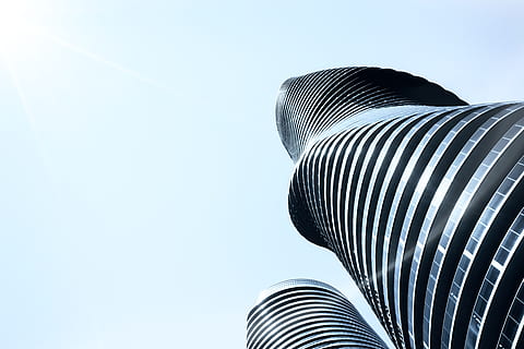 Low Angle View Photography of Gray Building, architectural, architectural design HD wallpaper