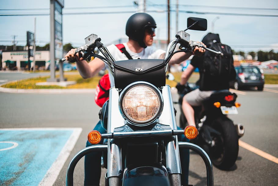 man riding on motorcycle, clothing, apparel, helmet, vehicle HD wallpaper