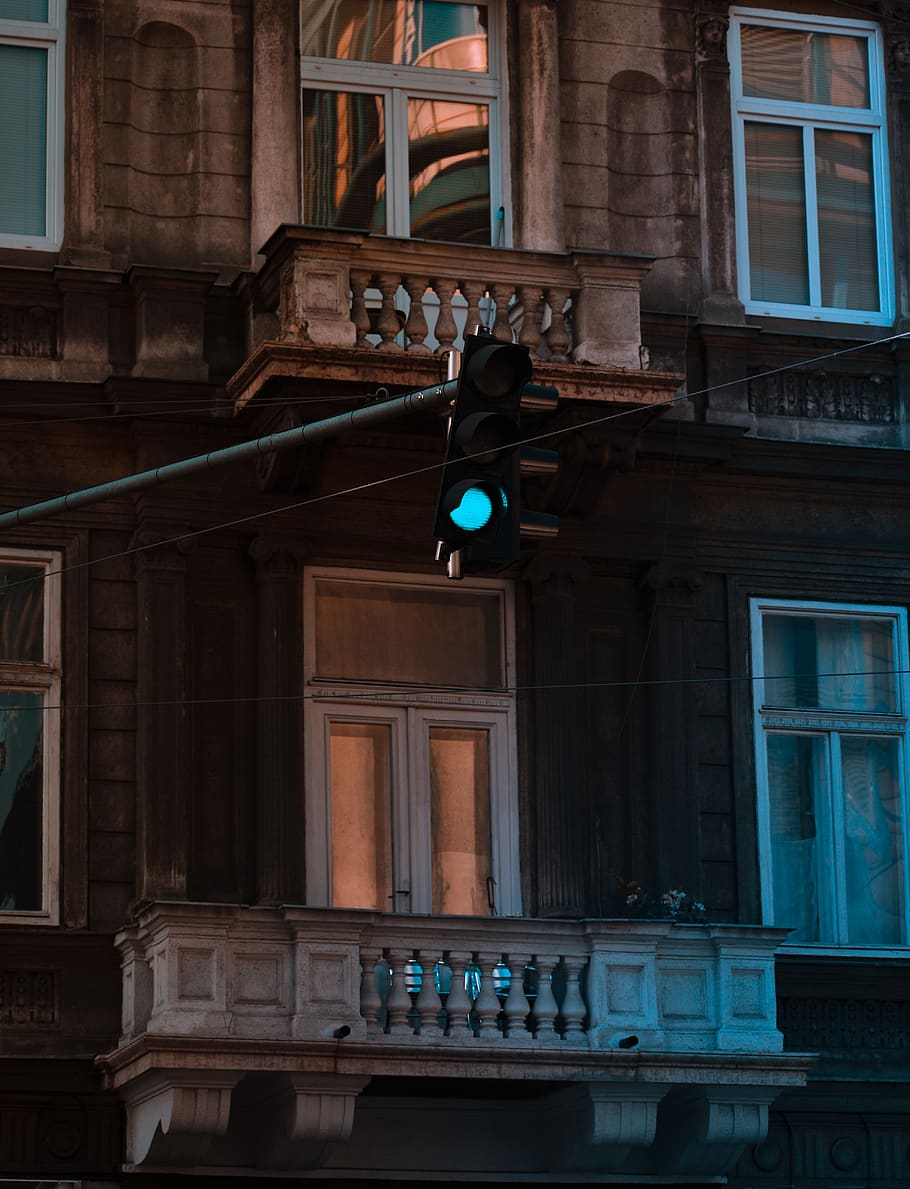 home decor, window, light, traffic light, curtain, shutter HD wallpaper