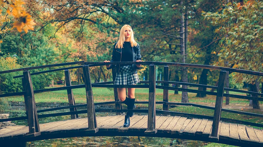 serbia, beograd, topčider park, female, blonde, nature, outdoors