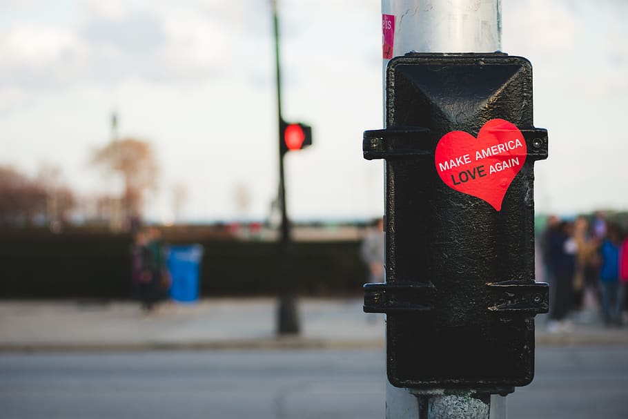post, love, blur, bokeh, road, street, lights, trees, city HD wallpaper