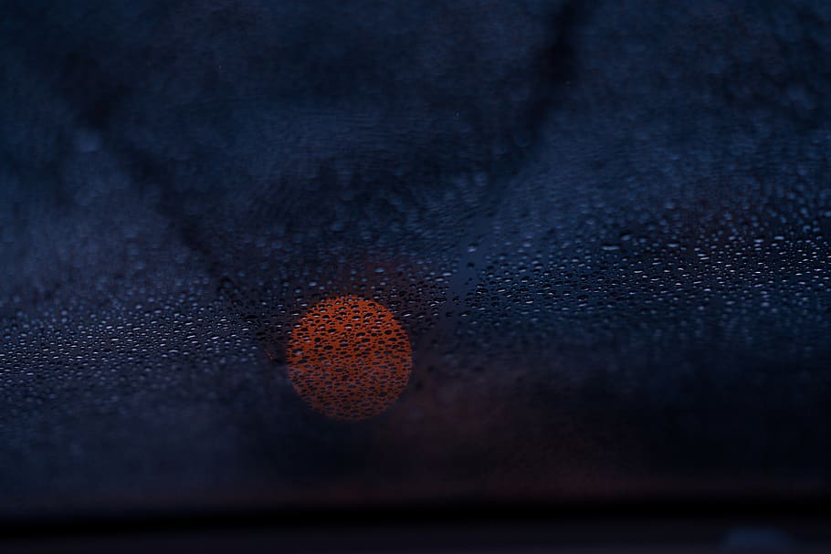 water, drop, blue, light, orange, blur, red, clothing, coat HD wallpaper