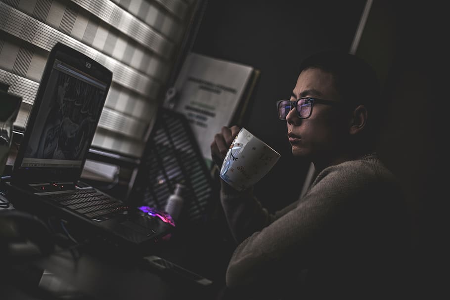 laptop, computer, browser, research, study, business, work HD wallpaper