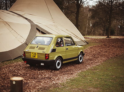 green 5-door hatchback, tire, spoke, machine, wheel, alloy wheel HD wallpaper