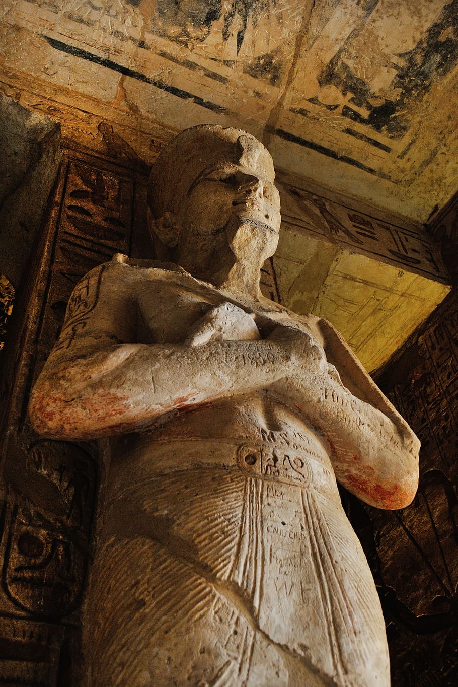 Mummy Sleeping Statue, abu simbel, ancient, architecture, egypt, HD wallpaper