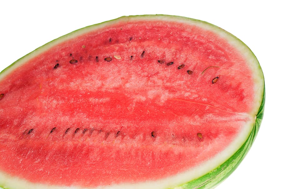 watermelon, slice, isolated, dessert, white, dietfood, sweetfood HD wallpaper